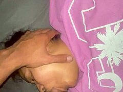 veronica was playing warzone until i shoved my big black cock in her mouth for deepthroat