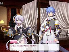 In episode 3, the anal creampie injection brings the police officer back to life. She opens her eyes wide with pleasure.