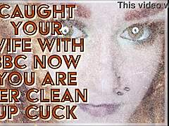 Wife caught with BBC, husband cleans up