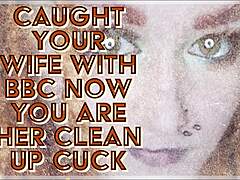 Wife caught with BBC, husband cleans up