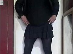 Feeling Shy Yet Excited in Homemade Bisexual Crossdressing Scene