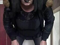 Feeling Shy Yet Excited in Homemade Bisexual Crossdressing Scene