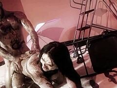 Blonde Big Tits in Milky Pool Bang