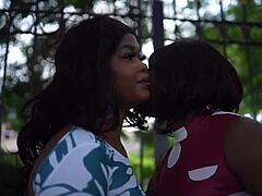 two lesbians lick and fuck each other.