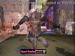 Witchy Halloween affair turns into unexpected cartoon cheating encounter.