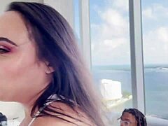 Miami Vlog Stars Carmela Clutch and Selena Blaze in Hot Action, Wow!