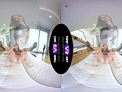 Tmwvrnet Com -Stefany - Fully-Clothed Babe Orgasms On Sofa