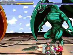 Queen Axe Hentai Gangbang in Rough Action