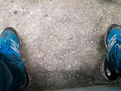 Gay Brazilian enjoys private moment in the woods.