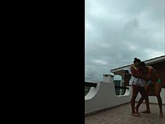 me and lunna vaz fucked on the balcony during the party