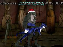 kyrstal lok gets blowjob and spanking at christmas?