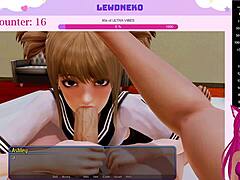 Vtuber lewdneko plays harem hotel part 9.