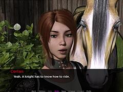 Playing knights tale adventure game