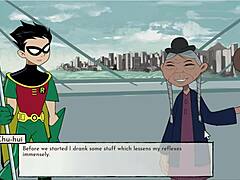 和Starfire在18Titans里爽翻天