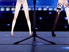 Genshin Impact MMD Video Featuring Yelan And Kafka In Higher Dimensions