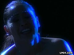 asian milf jessica rubs her cunt with glass dildo while moaning