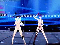 Genshin Impact MMD Video Featuring Yelan And Kafka In Higher Dimensions