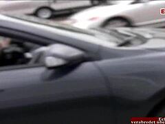 Slut With Natural Tits Gets Cum On Face During Porn Casting!