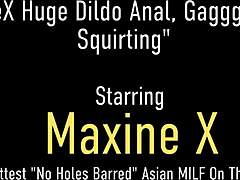 Cambodian Maxine X Butt Fucks Herself to Squirting Orgasm