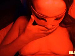 Natural tits dancer orgasms on big cock riding