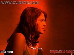 mina gives an intense blowjob to the military guy in this bdsm scene, what a whore!