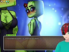 Yo, getting sucked right next to my clueless girlfriend in Hornycraft!