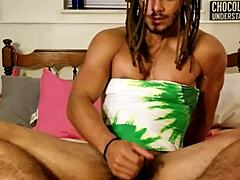 Ivory White expresses his true self in bisexual twink solo fetish scenes