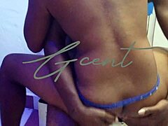 my girlfriend learns to ride with dripping wet pussy