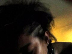 pervykittyface gags on cum during blowjob