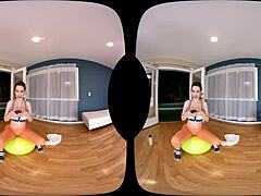 VR Fucking In The Gym With Petite 18+ Babe