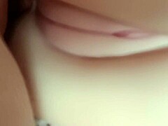 comfortable insertion of clean toy in ass.