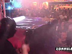 Incubus binds cute girl in bondage.