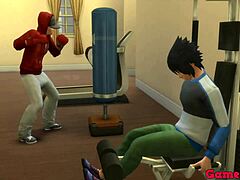 naruto hentai hinata begs for anal creampie after workout