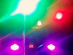 New Stripper Dances In Knee Highs And Rips Clothes Off!