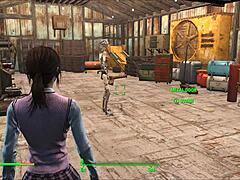 Intense anal fucking in Fallout 4 with Elie and synth