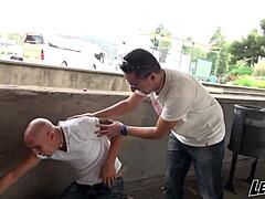 ginger says, 'give me that deepthroat blowjob, blonde pornstar'