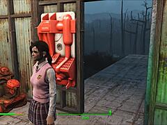 Intense anal fucking in Fallout 4 with Elie and synth