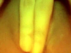 horny slut with perfect body masturbates and cums close up