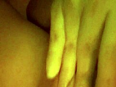 horny slut with perfect body masturbates and cums close up