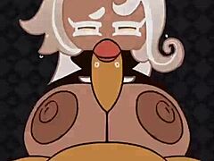 Latte Cookie Titfuck with a Sexy Blonde Milf and Big Cock Cumshot