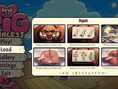 Sliding Hard Cock Between Pig Princess's Sweaty Ass Cheeks In Hentai Game Ep 7