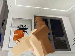 robloxian redhead slutty snowbunny taking care of her daddy part 1