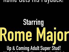 fishnet clad envy star blows rome major's hard cock and gets dicked