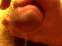 Horny Solo Jerk Off Session Explodes with Cum!