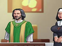 Summertimesaga mature tricks husband with steamy surprise