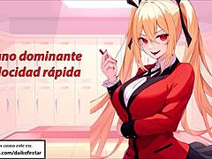 roleplay joi contest with hentai girls in kakegurui game 💦😈