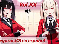 roleplay joi contest with hentai girls in kakegurui game 💦😈