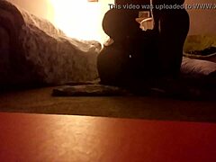 Hey, wanna see this big ass juicy brown chick suck and bang at home?