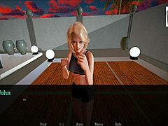 Exploring adventures in My New Family episode 19 with a blonde teen character.