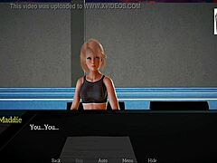 Exploring adventures in My New Family episode 19 with a blonde teen character.